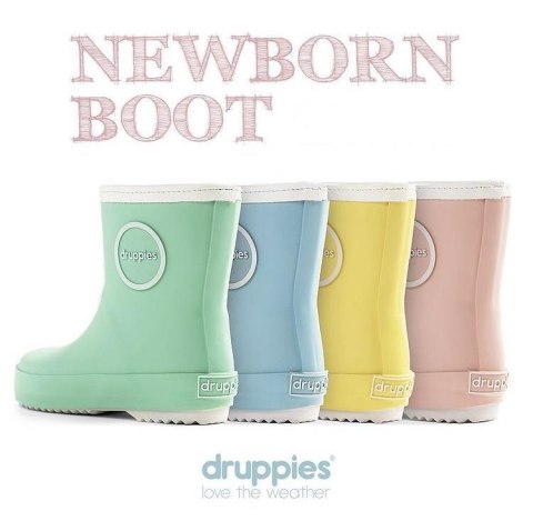 Kalosze NEWBORN BOOT Druppies pastel mint27