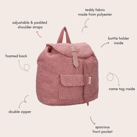 Plecak dla dzieci Dublin Soft pink KIDZROOM