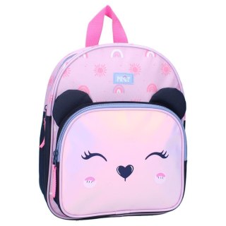 Plecak dla dzieci PRET Miś Giggle lila pink