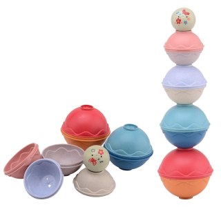 Wieża z kulek BIOplastik Happy World 12m+