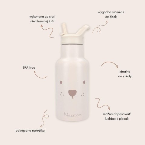 Butelka bidon 350 ml KIDZROOM Beary Excited