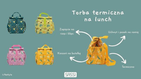 Termiczna torba na lunch dla dzieci Jednorożec SAS