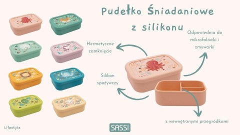 Lunchbox pojemnik silikonowy Lew SASSI