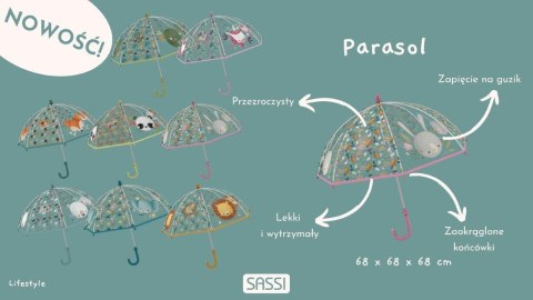 Parasol przeciwdeszczowy Słonik SASSI