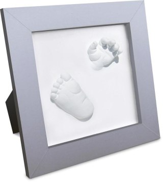 Ramka Deluxe z odciskiem 3D Happy Hands silver