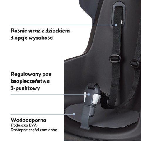 Fotelik row.Bobike GO bagażnik MIK HD Urban Black
