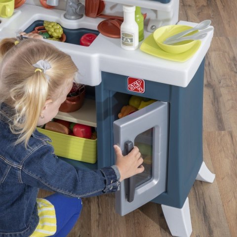 STEP2 Nowoczesna Realistyczna Kuchnia dla Dzieci z Wieloma Akcesoriami
