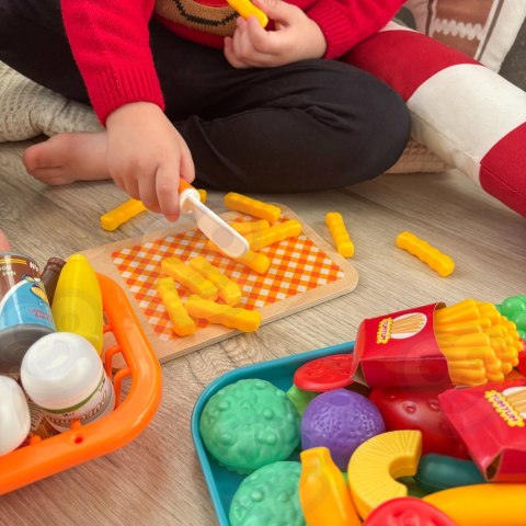 WOOPIE Zestaw do Kuchni Sklepu Warzywa Owoce 120el.