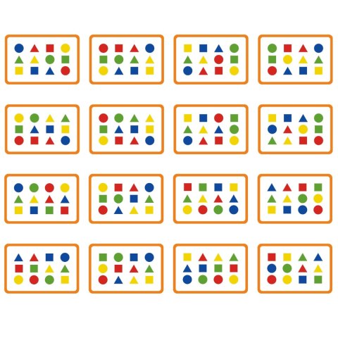 VIGA Gra Logiczna Odwzoruj Kolory i Figury Sorter Montessori