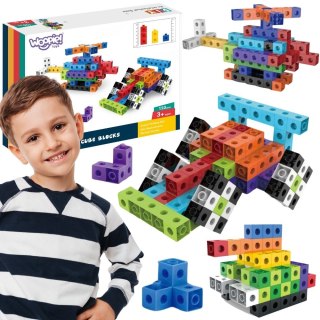 WOOPIE Klocki Konstrukcyjne 3D Sześciany 150 el.