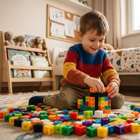 WOOPIE Klocki Konstrukcyjne 3D Sześciany 150 el.
