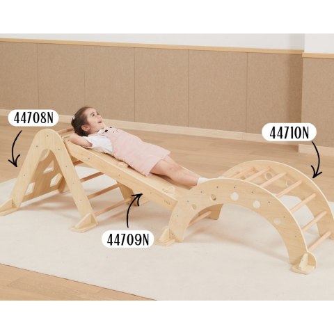 VIGA Drewniany Bujak Naturalny Montessori