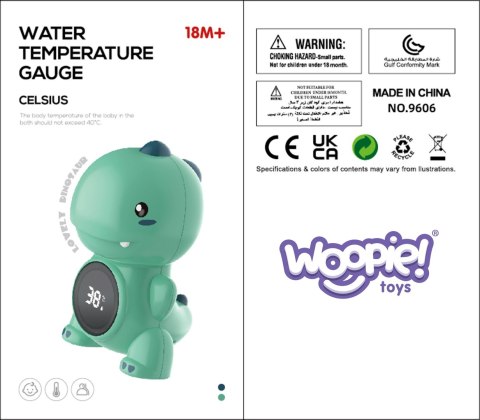 WOOPIE BABY Termometr Do Wody I Pomieszczeń Kolorowe Oznaczenia Temperatury