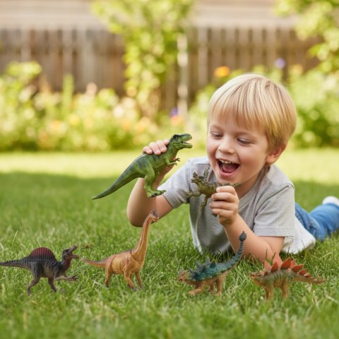 WOOPIE Zestaw Figurek Dinozaurów 6 Sztuk T-Rex