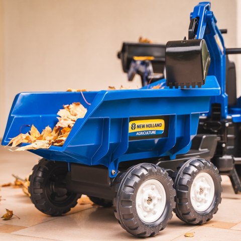 FALK Traktor na Pedały New Holland T8 z Koparką i Przyczepą 3-7 lat