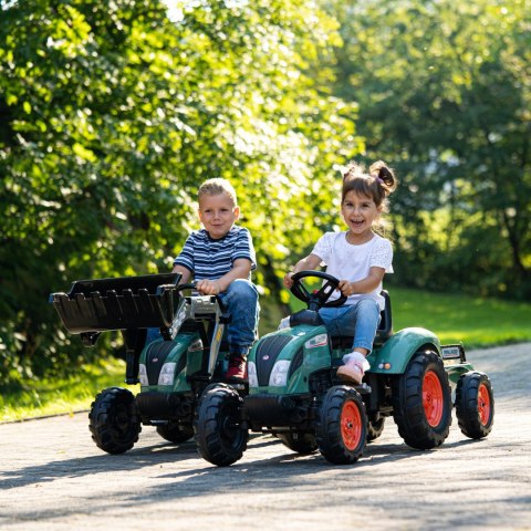 FALK Traktor Lander Zielony na Pedały z Przyczepką od 3-7 Lat