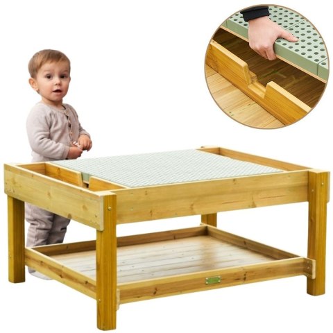MASTERKIDZ Drewniany Stół Edukacyjny 1200L STEM Outdoor