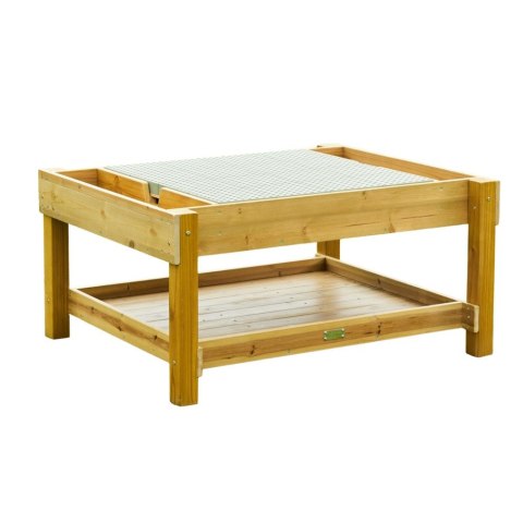 MASTERKIDZ Drewniany Stół Edukacyjny 1200L STEM Outdoor + Akcesoria