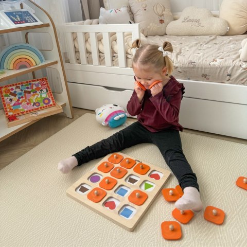 Viga Memory Gra Pamięciowa Zgadnij Obrazki 10 Kart Montessori