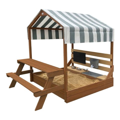 AXI Piaskownica Bo z Daszkiem i Ławką Piknikową Brązowa