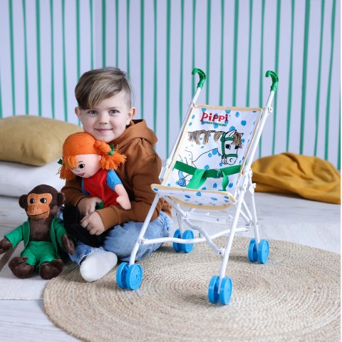 Maskotka małpka Pippi Langstrumpf Pan Nilsson 23 cm, przytulanka dla dzieci
