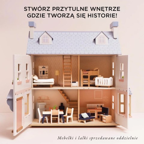 Drewniany domek dla lalek Mayberry Manor, zabawka dla dzieci, Le Toy Van