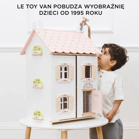 Drewniany domek dla lalek Rose Heart, zabawka dla dzieci, domki, Le Toy Van
