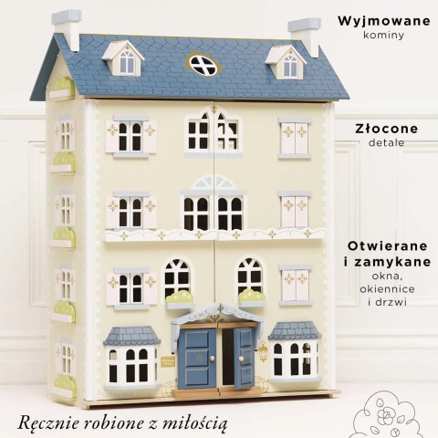 Drewniany domek duży dla lalek Palace zabawka, domek XXL Le Toy Van