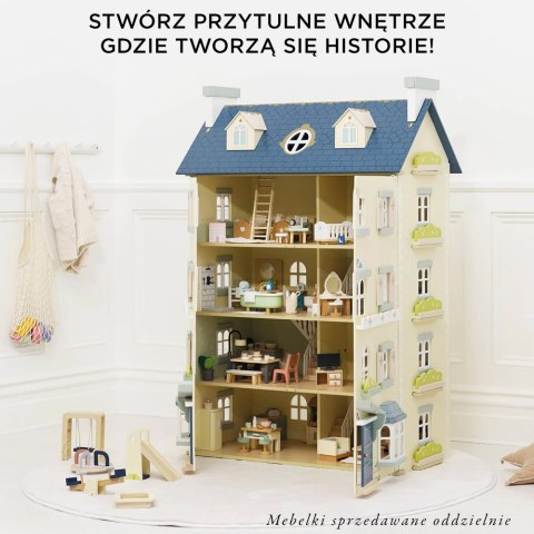 Drewniany domek duży dla lalek Palace zabawka, domek XXL Le Toy Van