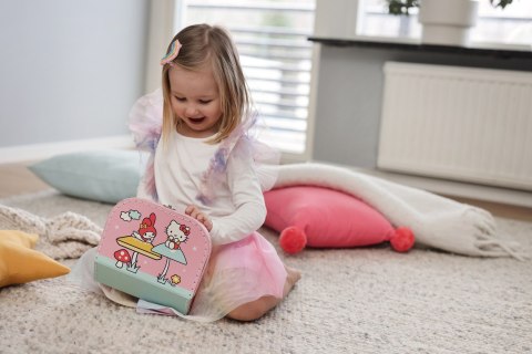 Walizeczka dla dzieci Hello Kitty akcesoria zabawki przechowywanie zabawek