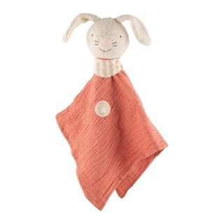 Pierwsza przytulanka komforter muślinowy Króliczek maskotka 36cm sigikid