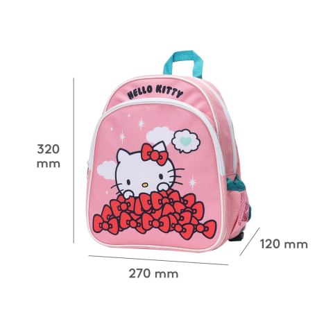 Plecak dla dzieci Hello Kitty, akcesoria zabawka dla przedszkolaka wyprawka