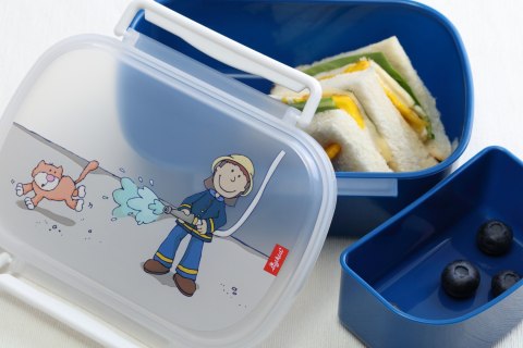 Pudełko na jedzenie, lunchbox Strażak BPA free 17x11x7 cm sigikid