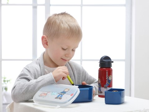 Pudełko na jedzenie, lunchbox Strażak BPA free 17x11x7 cm sigikid