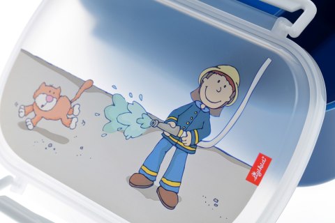 Pudełko na jedzenie, lunchbox Strażak BPA free 17x11x7 cm sigikid