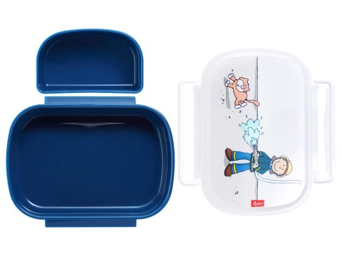 Pudełko na jedzenie, lunchbox Strażak BPA free 17x11x7 cm sigikid
