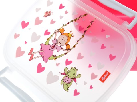 Pudełko śniadaniowe lunchbox z księżniczką BPA free sigikid