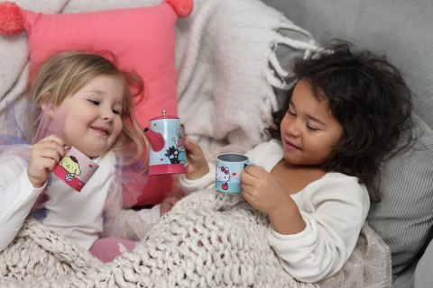 Zestaw do serwowania herbaty zabawka dla dzieci Hello Kitty kubki akcesoria