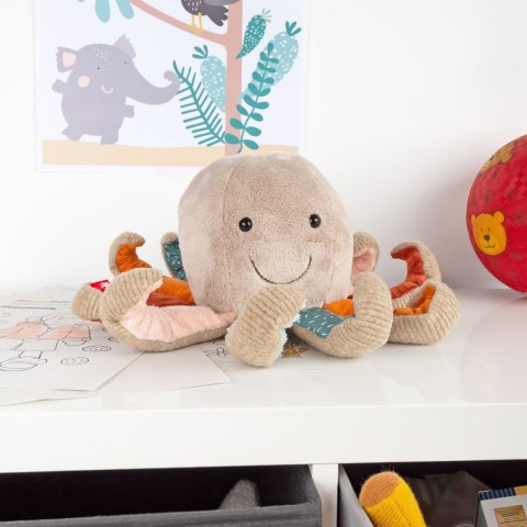 Pierwsza przytulanka Ośmiornica 26cm patchwork maskotka zabawka sigikid