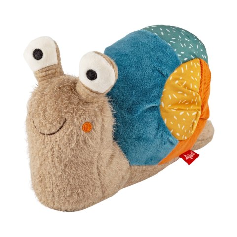 Pierwsza przytulanka Ślimak 29cm patchworkowa maskotka zabawka sigikid