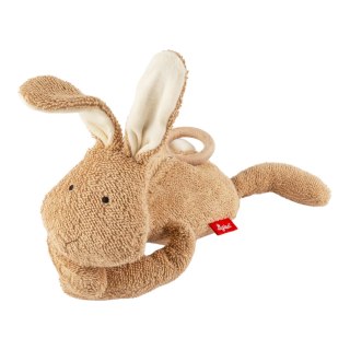 Przytulanka ciążowa z pozytywką Króliczek brązowy 36 cm Mamilodie sigikid
