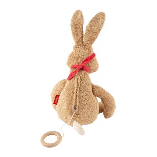 Przytulanka ciążowa z pozytywką Króliczek brązowy 36 cm Mamilodie sigikid