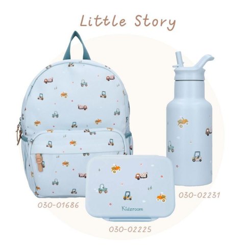 Butelka bidon 350 ml KIDZROOM Little Story Blue