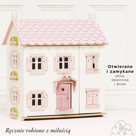 Drewniany domek dla lalek Sophie, zabawka dla dzieci, domki, Le Toy Van