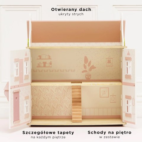 Drewniany domek dla lalek Sophie, zabawka dla dzieci, domki, Le Toy Van