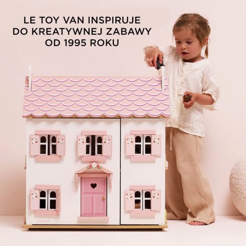 Drewniany domek dla lalek Sophie, zabawka dla dzieci, domki, Le Toy Van