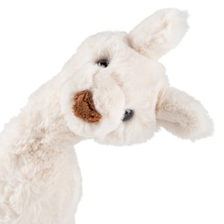 Jedwabiście miękka pluszowa Alpaka Flaucherie biała zabawka 42cm sigikid