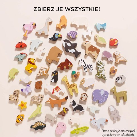 Drewniane figurki zwierzątka górskie, zabawka układanka, dzieci, Le Toy Van